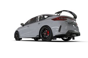 Honda Civic Type R Mud Flaps - Rally Armor - UR Premium Urethane - Black - `23-`25